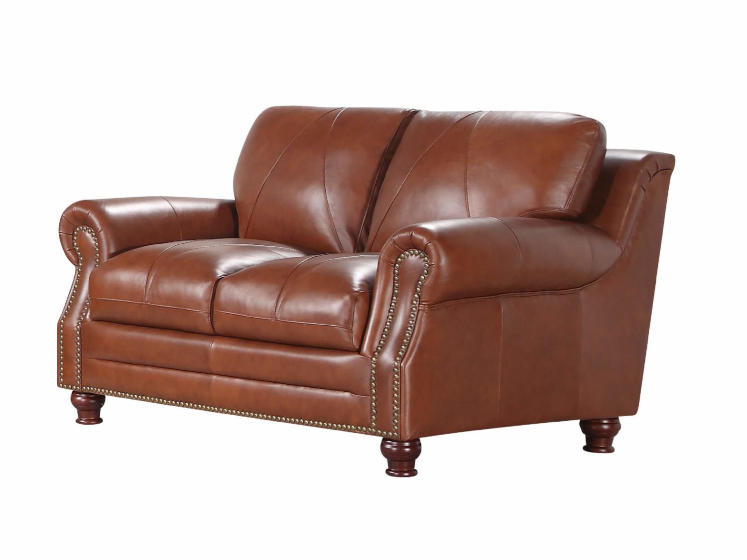 BENNETT Leather Love-seat