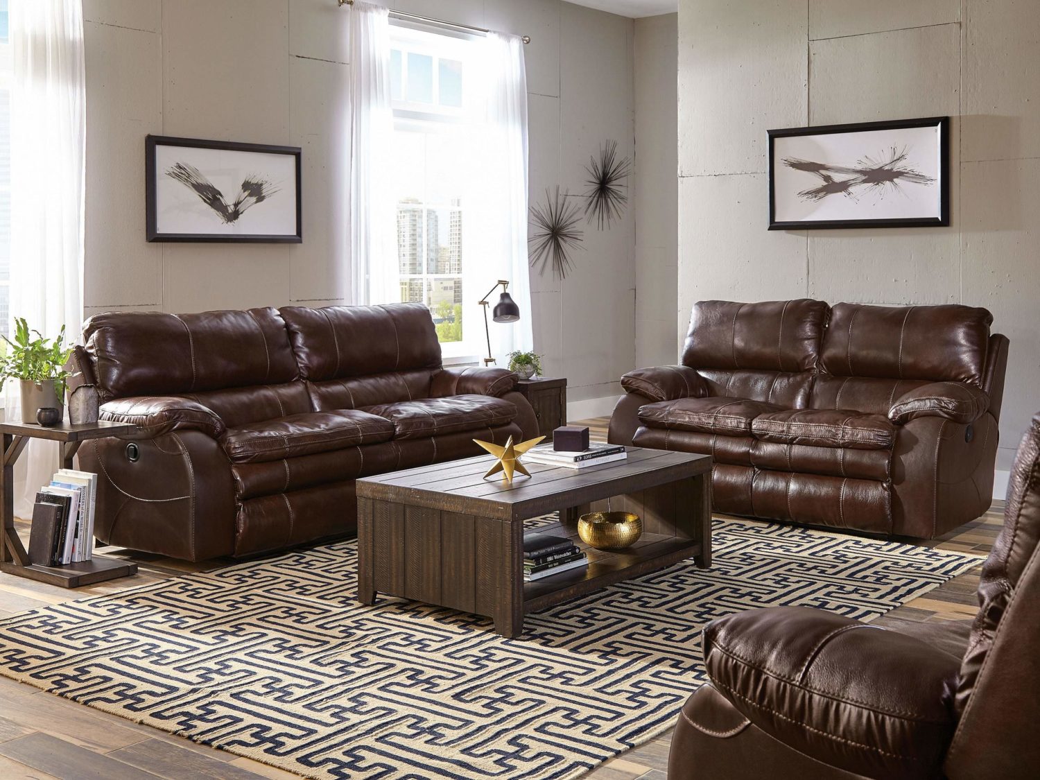 HOLLIS Reclining Sofa & Love-Seat