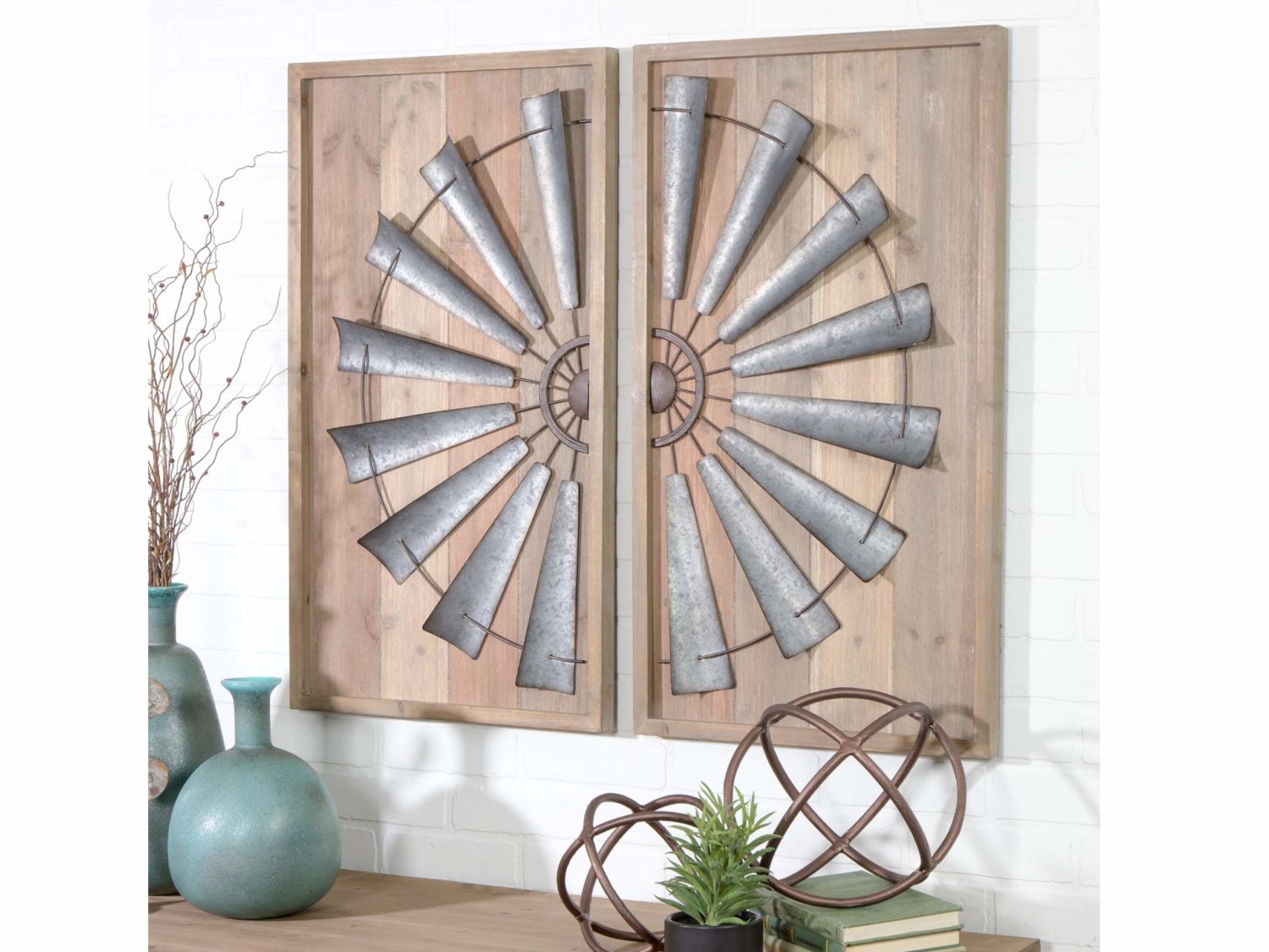 WINDMILL Metal Wall Art