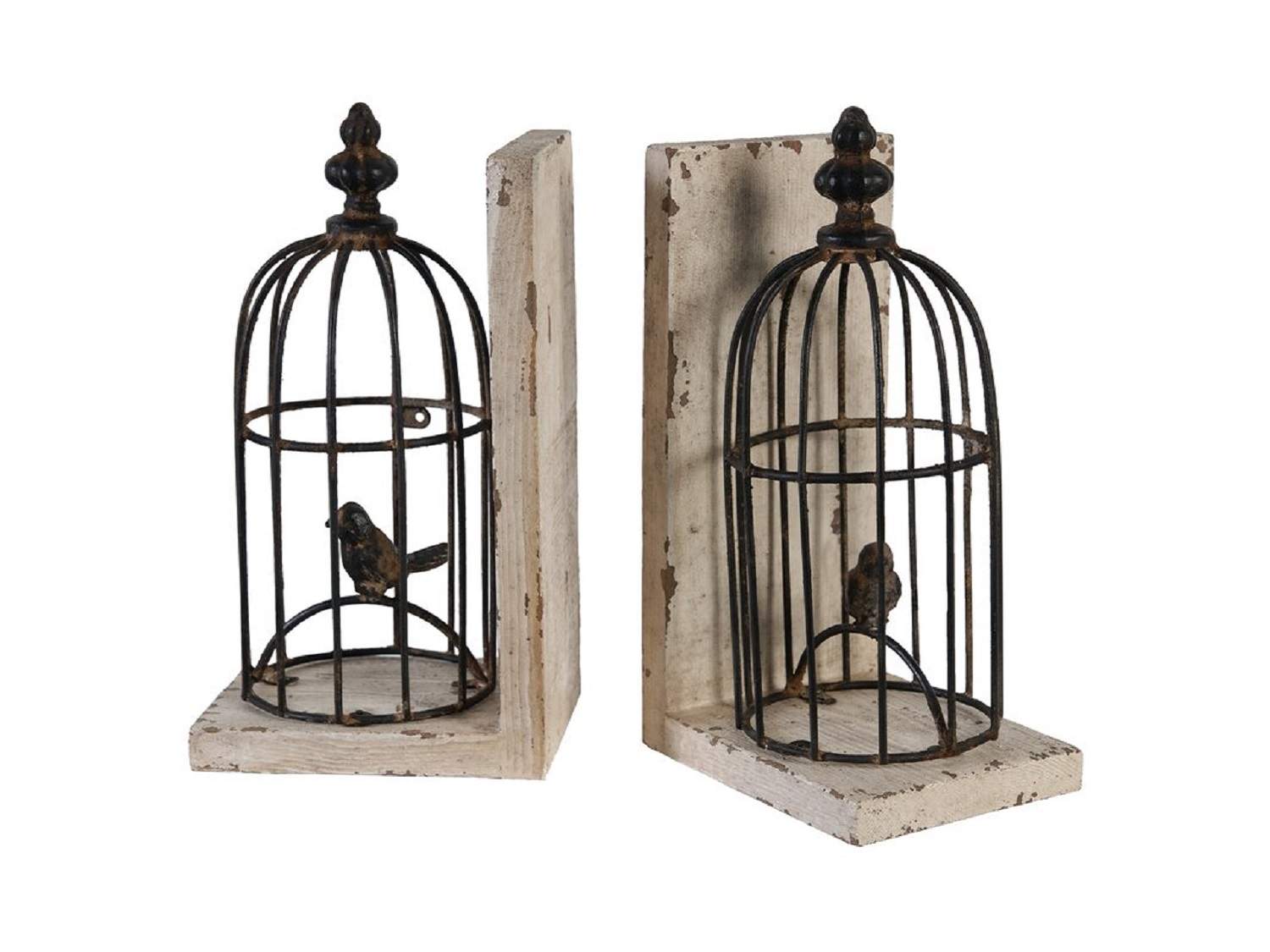 Birdcage Bookends - Set of 2 - Side View