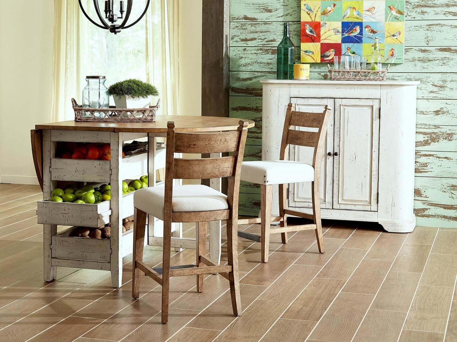 WEIMAR 4-Seat Dining Set - Drop Leaf