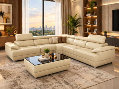 BAKER Leather Sectional
