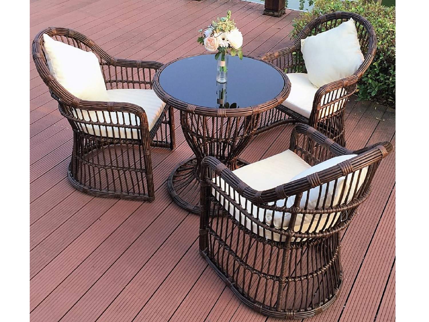 COLFAX Outdoor Table & 3 Chairs