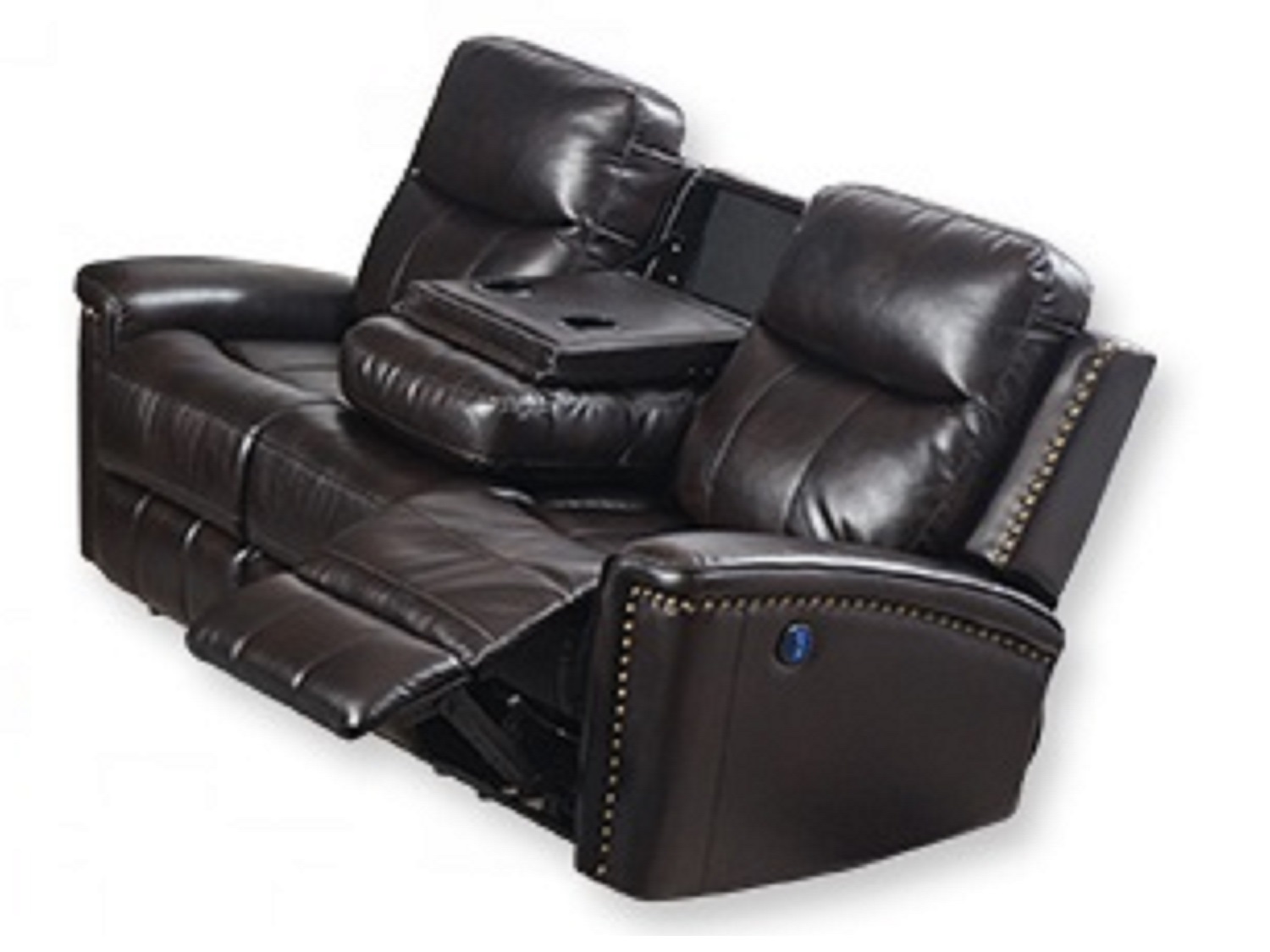 JEFFERSON Leather Reclining Sofa