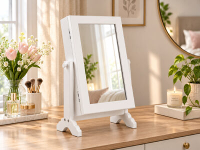 Jewellery Box White Table Top