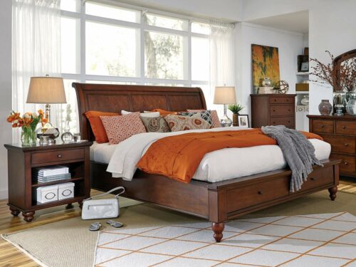 CARLA Queen Storage Bed & 2 Night Stands