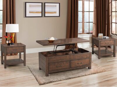 BECON Lift-Top Coffee Table Set