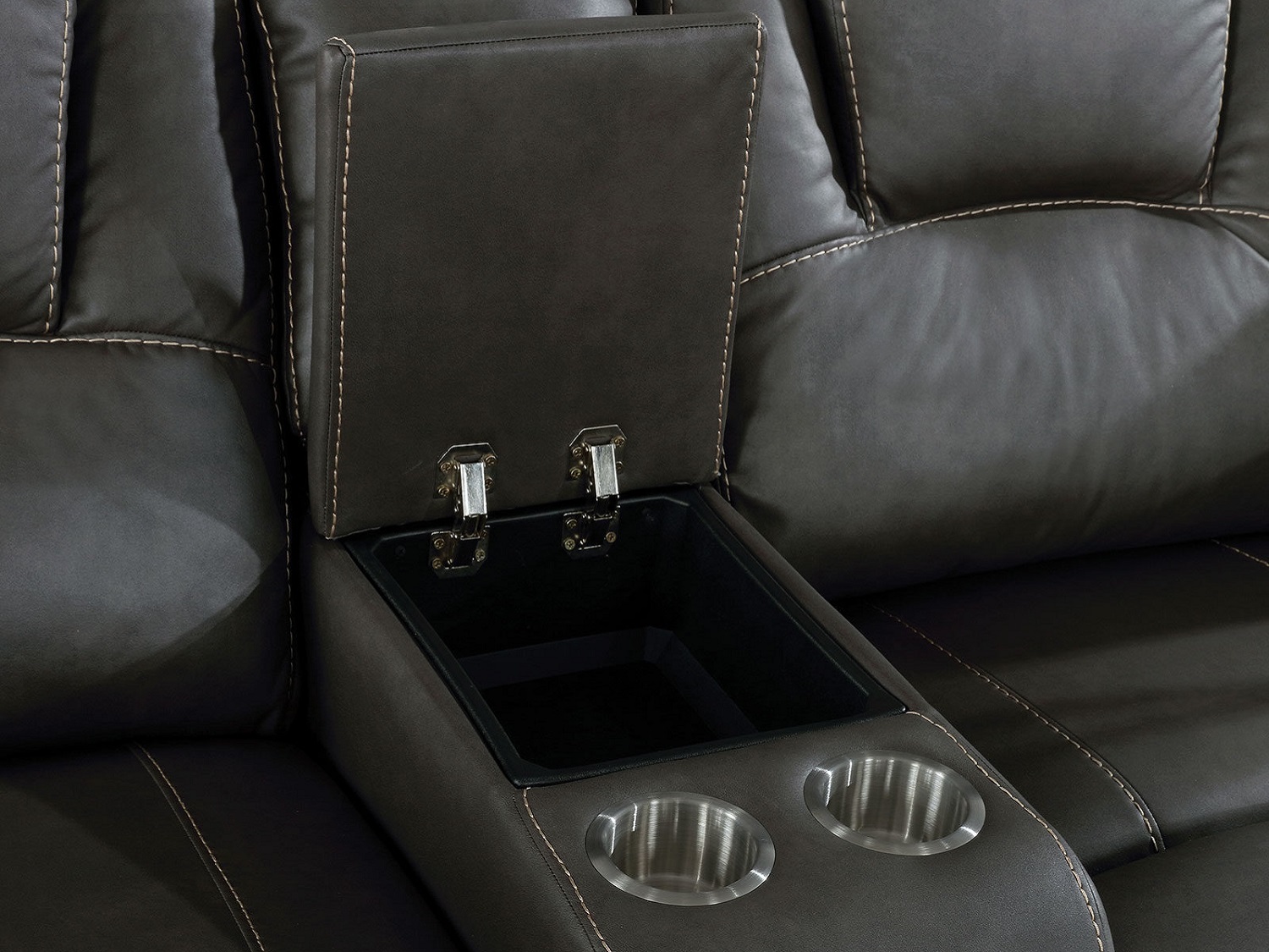 ARUNDEL Power Reclining Loveseat with Console - Cup Holder