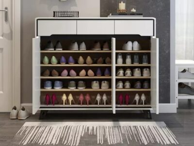 WINDOM Shoe Cabinet - Open