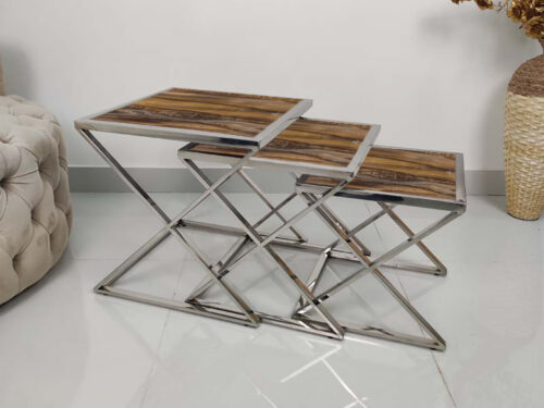 FLOYD Nesting Table Set Lifestyle