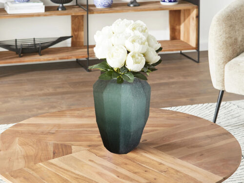 Textured Blown Glass Vase Lifestyle