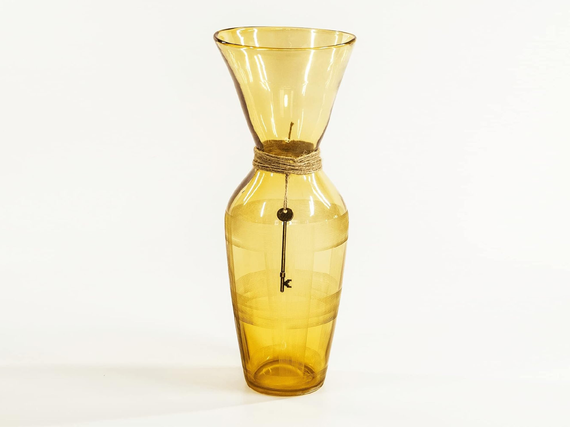 Amber Glass Vase Amber Glass Vase