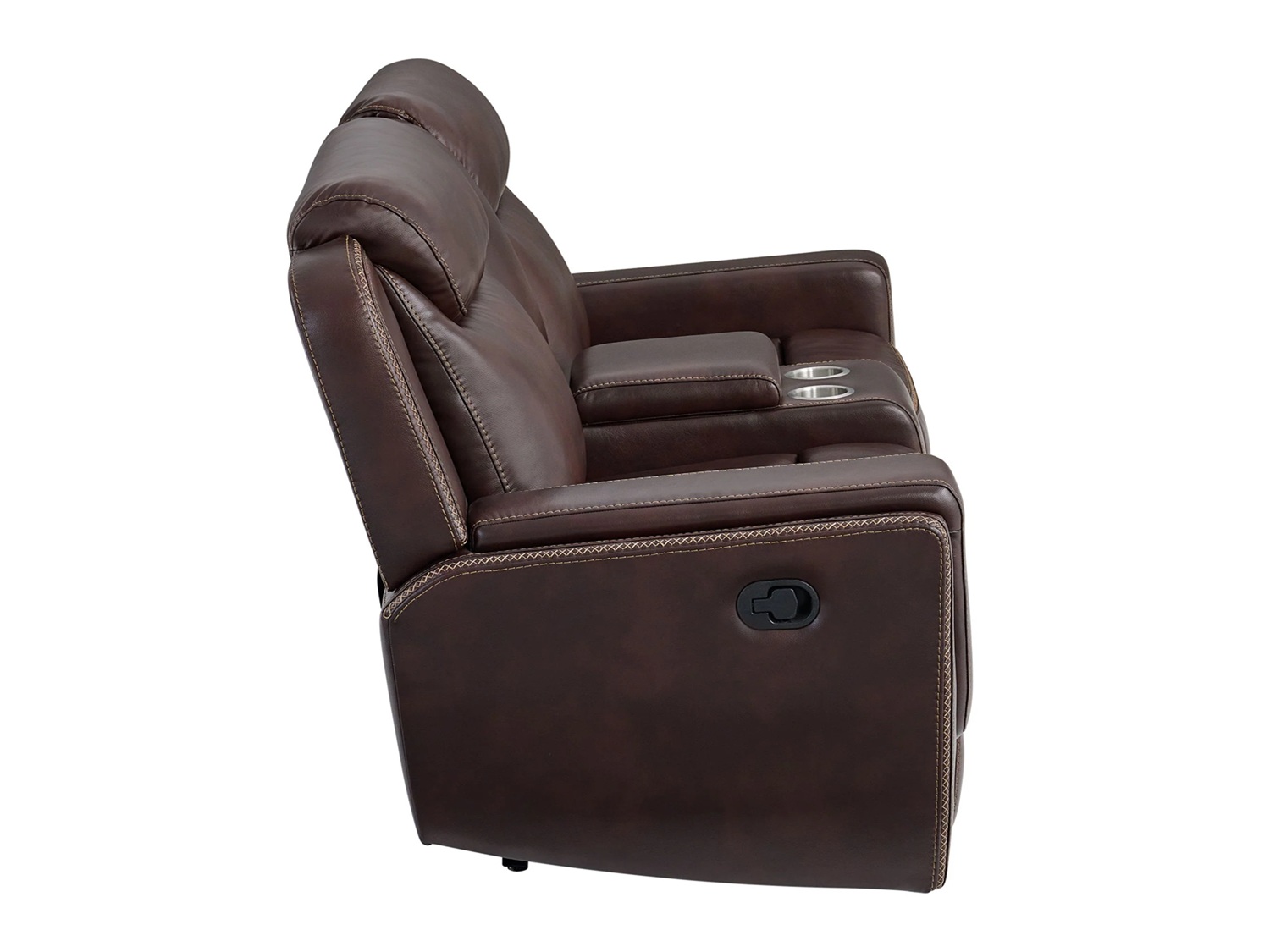 BISTRA Reclining Loveseat with Console - Side BISTRA Reclining Loveseat with Console - Side