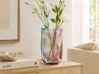 Blown Glass Vase, 9 in.