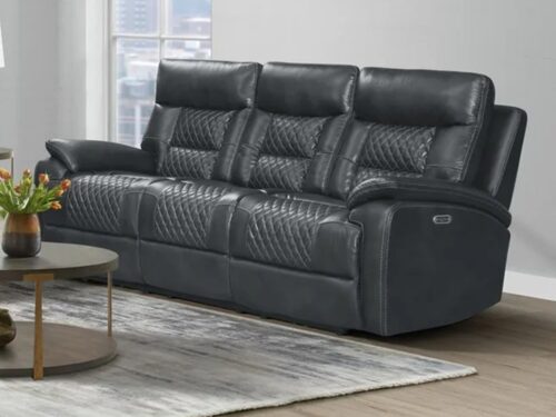 CONWAY Power Reclining Sofa with Power Motion Head Recline