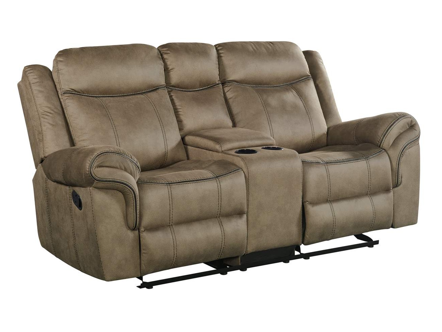 VETEL Reclining Loveseat with Console - Across VETEL Reclining Loveseat with Console - Across