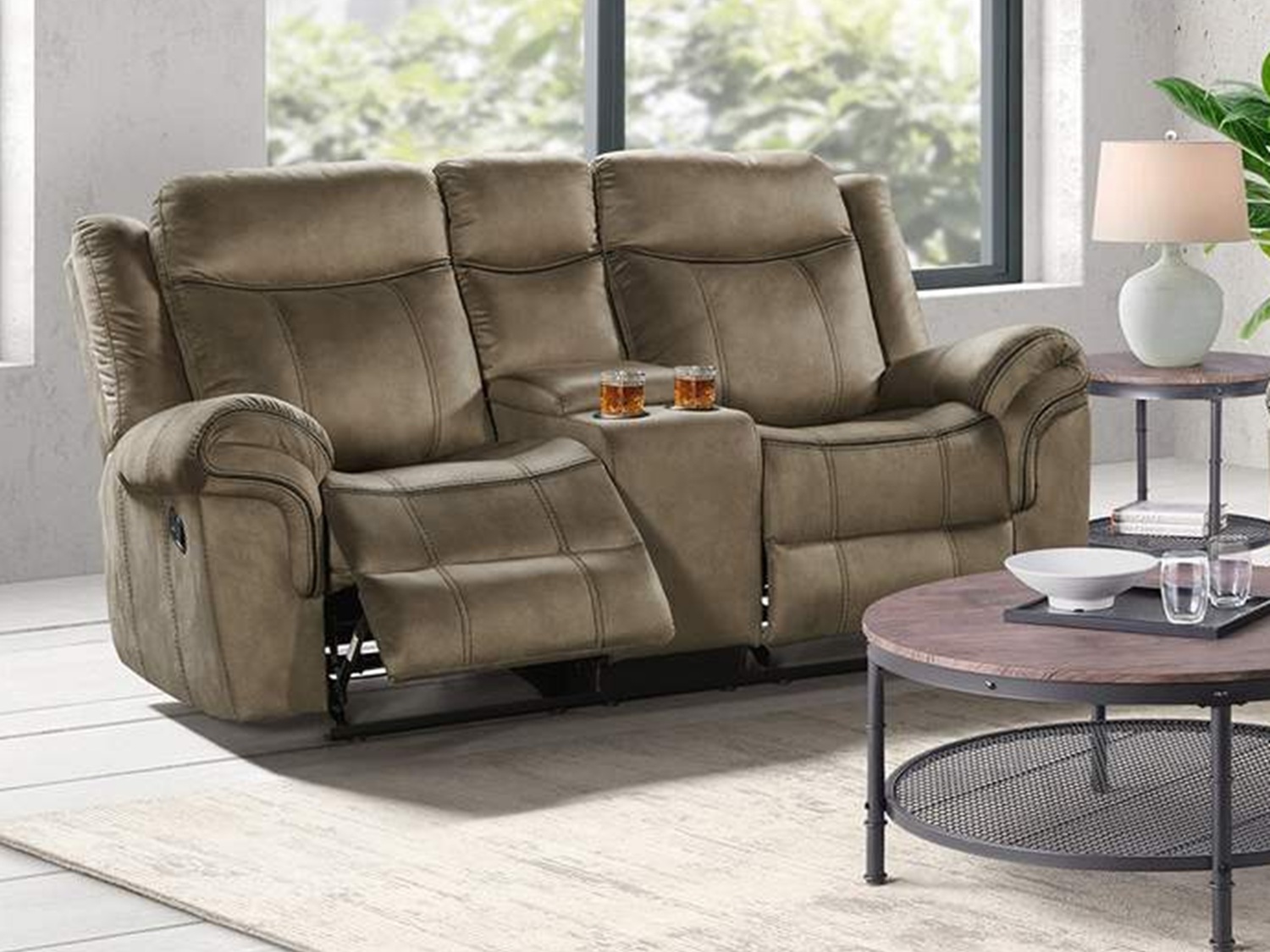 VETEL Reclining Loveseat with Console VETEL Reclining Loveseat with Console