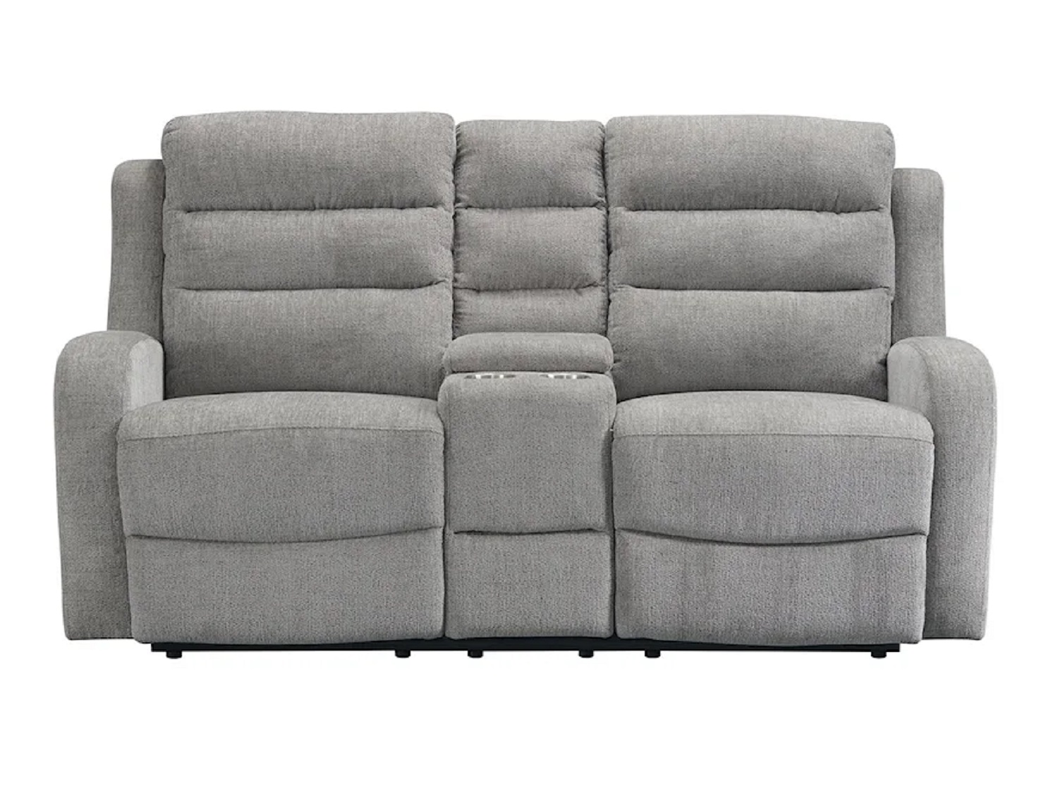ZLATNA Power Reclining Loveseat with Power Motion Head Recliner & Console - Front ZLATNA Power Reclining Loveseat with Power Motion Head Recliner & Console - Front