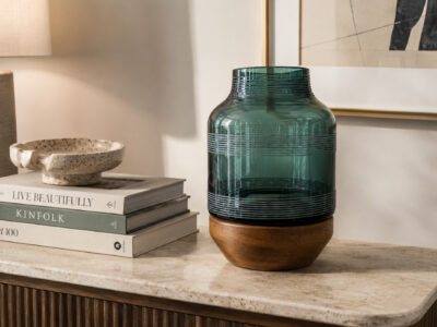 Chase Glass Vase, 10 in