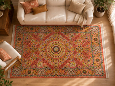 KONYA Silk Rug 6’6″ x 10′