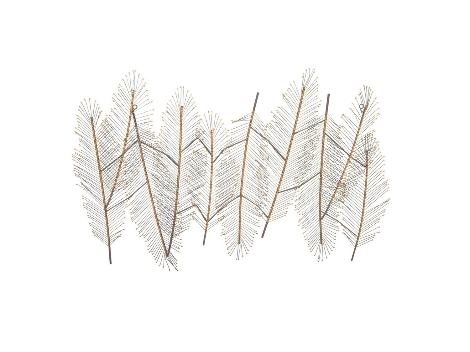 Metal Feather Wall Decor Metal Feather Wall Decor