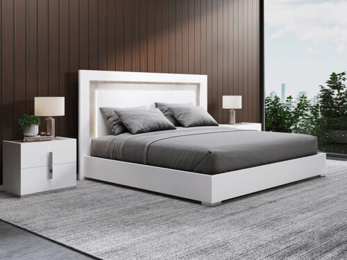 MELDOLA King Bed & 2 Nightstands lifestyle