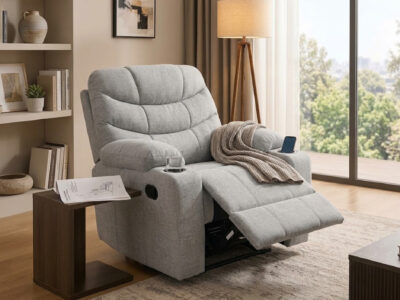 DURAND Swivel Rocker Recliner Chair
