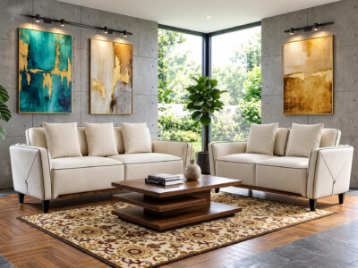 TOULON 3 Seat Sofa & 2 Seat Sofa Lifestyle